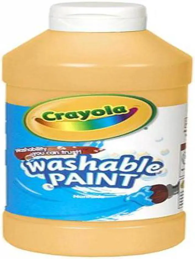 Alt view image 4 of 4 - Crayola Washable Paints Peach16 oz. 54-2016-033