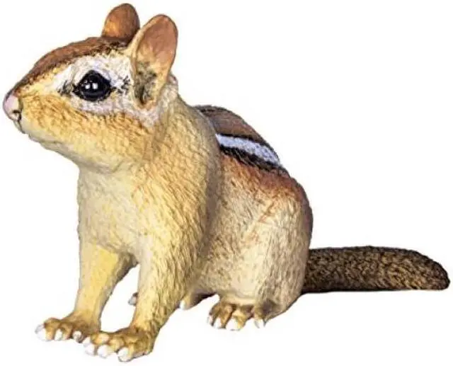Alt view image 5 of 7 - Incredible Creatures Eastern Chipmunk  Safari Ltd Animal Educational Toy Figure