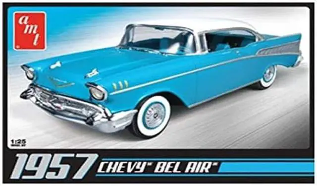 Alt view image 2 of 20 - 1957 Chevy Bel Air 1/25 Scale Plastic Model Kit AMT