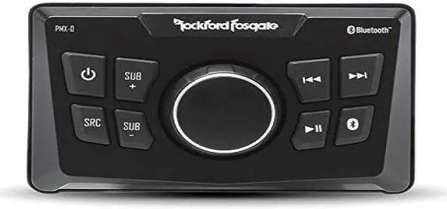 Alt view image 10 of 20 - Rockford Fosgate PMX-0 Punch Marine Motorcycle ATV Boat Digital Media Receiver
