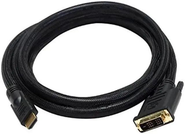 Alt view image 5 of 13 - Monoprice 6Ft 24Awg Cl2 High Speed Hdmi To Dvi Adapter Cable W / Net Jacket - Black