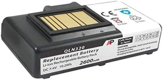 Alt view image 2 of 9 - Replacement Battery for Zebra/Comtec QLn320 & QLn220 Printers. 2600mAh