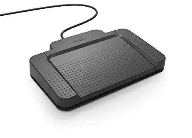 Alt view image 5 of 10 - Philips 3-Pedal USB Foot Control International Style ACC2320