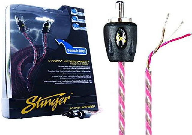 Alt view image 6 of 6 - Stinger 6 Foot 4000 Series Professional 2 Channel RCA Interconnects