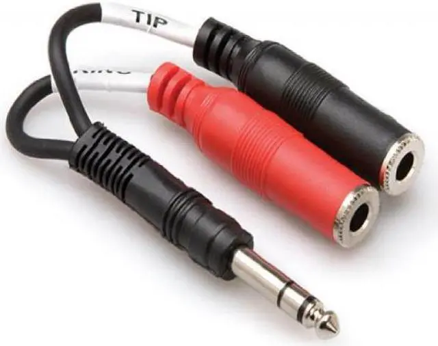 Alt view image 4 of 5 - Hosa Y-Stereo 1/4'' M-2 Mono F