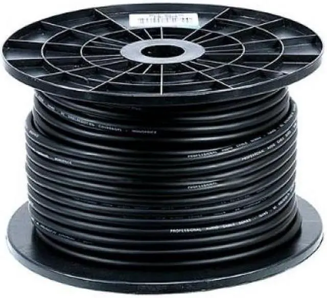 Alt view image 3 of 11 - Monoprice Professional Microphone Bulk 16AWG Cable Cord - 250 Feet - Black | 8.0mm With High-Purity, Oxygen Free Copper Conductors, Braided Copper Shield