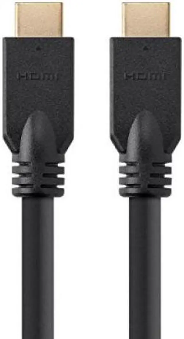 Alt view image 4 of 13 - Monoprice Commercial Series High Speed HDMI Cable, 4K @ 24Hz, 10.2Gbps, 24AWG, CL2, 25ft, Black