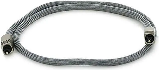 Alt view image 2 of 9 - Monoprice 3ft Premium Optical Toslink Cable w/ Metal Fancy Connectors