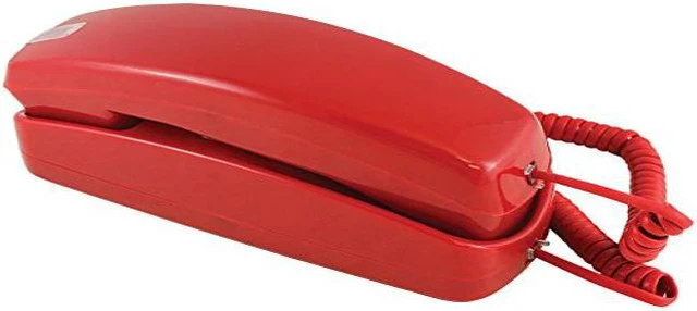 Alt view image 2 of 4 - golden eagle trimstyle red (corded telephones/basic telephones)