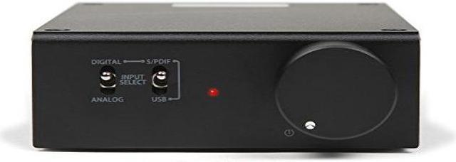 Alt view image 2 of 2 - micca origain compact stereo integrated amplifier and dac, 50w x 2, 96khz/24bit, usb and optical s/pdif black