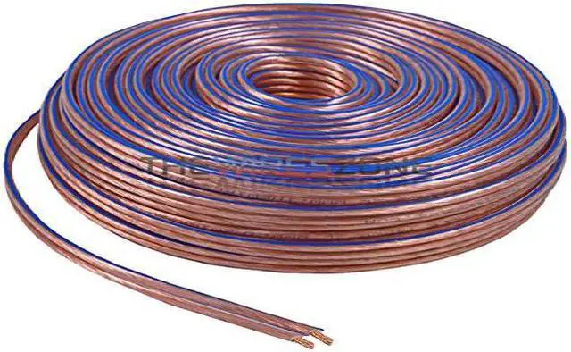 Alt view image 6 of 6 - Car Home Audio Speaker Wire Transparent Clear Cable 14AWG 100ft 14/2 Gauge
