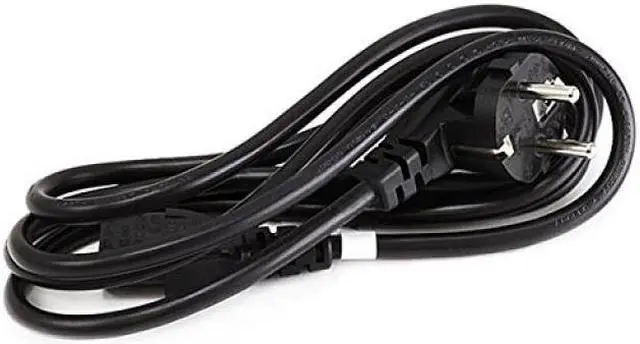 Alt view image 7 of 12 - Monoprice Power Cord - 6 Feet - Black | CEE 7/7 SCHUKO (Europe) to IEC 60320 C13, 18AWG, 5A/1250W, 250V, 3-Prong