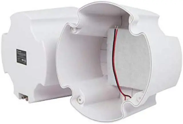 Alt view image 4 of 9 - Monoprice In-Ceiling Back Enclosure (Pair) for PID 4104  8" In-Ceiling Speaker 111942