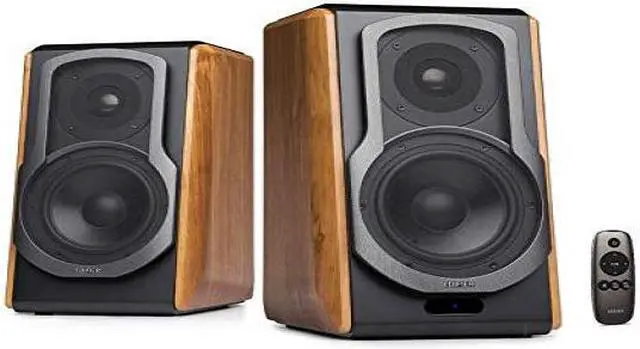 Alt view image 10 of 10 - Edifier S1000DB Audiophile Active Bookshelf Speakers - Bluetooth 4.0 - Optical Input - Powered Near-Field Monitor Speaker