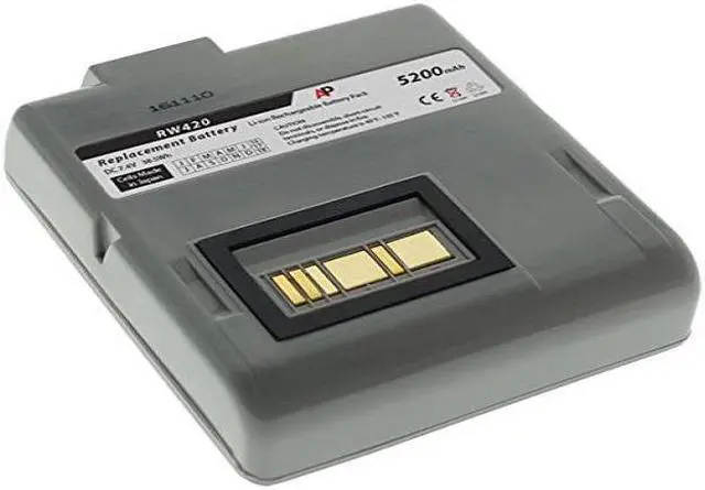 Alt view image 5 of 8 - Replacement Battery for Zebra/Comtec RW420 Barcode Printer. 5200mAh