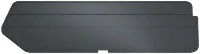 Alt view image 2 of 3 - AKRO-MILS 40224 Plastic Divider, Black, 10 13/32 in L, 3 1/2 in H, 6 PK