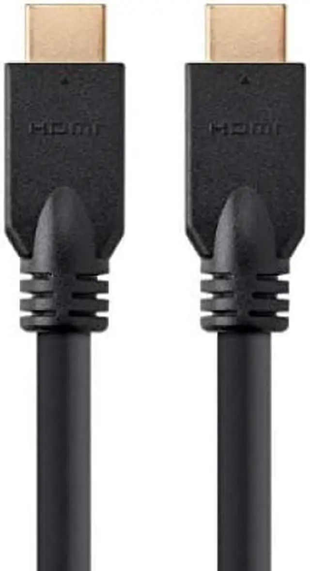 Alt view image 4 of 13 - Monoprice Commercial Series High Speed HDMI Cable, 4K @ 24Hz, 10.2Gbps, 24AWG, CL2, 20ft, Black