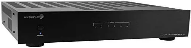 Alt view image 8 of 14 - Dayton Audio MA1260 Multi-Zone 12-Channel Amplifier 60WPC 300-8150