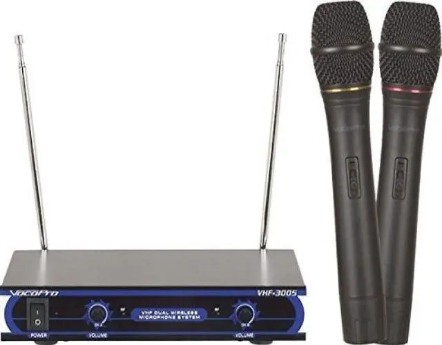 Alt view image 5 of 9 - VHF-3005 - Dual Channel VHF Wireless Microphone System