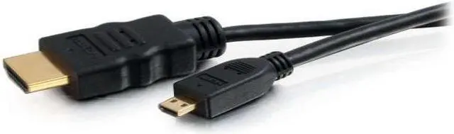 Alt view image 2 of 6 - C2G 50614 C2G 3ft High Speed HDMI to HDMI Micro Cable with Ethernet - HDMI/Micro HDMI for Audio/Video Device - 3 ft - 1 x HDMI Male Digital Audio/Video - 1 x HDMI (Micro Type D) Male Digital