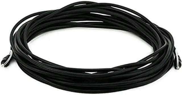 Alt view image 2 of 13 - Monoprice Digital Optical Audio Cable - 35 Feet - S/PDIF (Toslink) | Gold Plated Ferrule,Molded Strain Relief