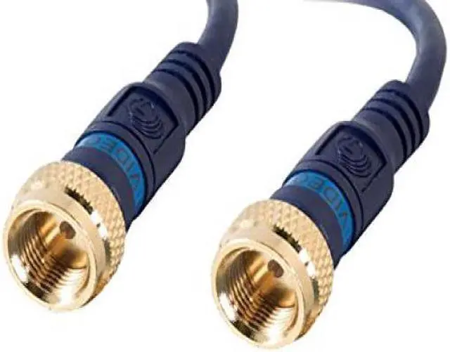 Alt view image 2 of 6 - C2G - C2G 3FT Velocity Mini-Coax F-Type Cable