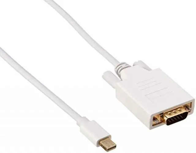 Alt view image 5 of 7 - Monoprice Video Cable - 15 Feet - White | 32AWG Mini Display Port to VGA Cable