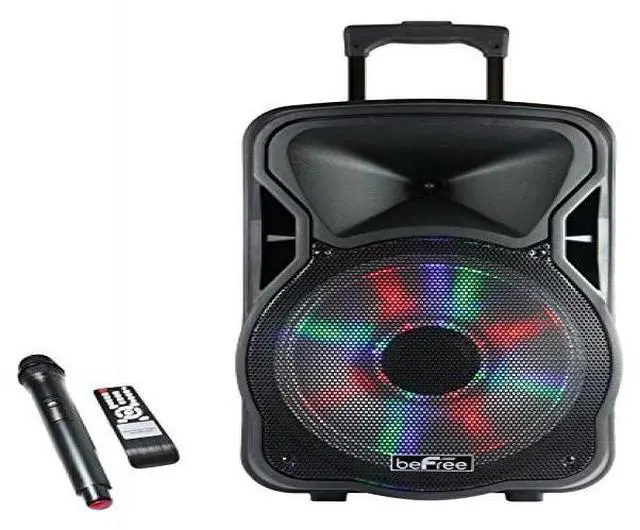 Alt view image 4 of 17 - Befree Sound BFS-5800 15 in. Bluetooth Rechargeable Party Speaker with Illuminating Light