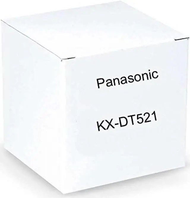 Alt view image 6 of 13 - Panasonic KX-DT521 White 8 Button 1-line Digital Telephone