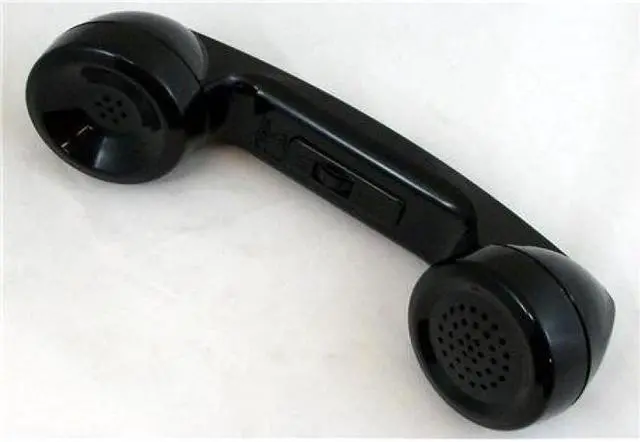 Main image of Cortelco - itt-handset-bk - 006500-vm2-pak repl. handset - black