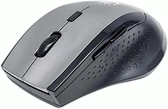 Alt view image 2 of 10 - MANHATTAN 179379 Curve Wireless Optical Mouse (Gray/Black)
