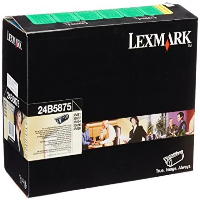 Alt view image 8 of 15 - Black High Yield Toner Cartridge for Lexmark 24B5875 XS651de MFP, XS652de MFP, XS654de MFP, XS658dfe MFP, XS658dme MFP, Genuine Lexmark Brand