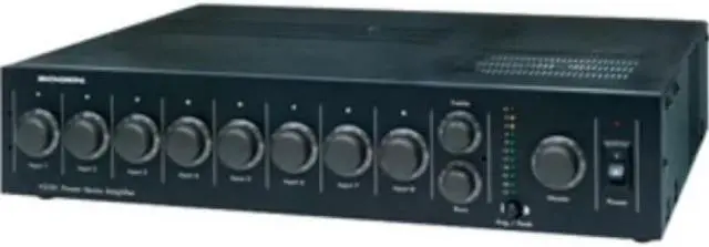 Alt view image 3 of 7 - Bogen V250 MODULAR 8 INPUT 250W OUTPUT MODULE COMPATIBLE, METER