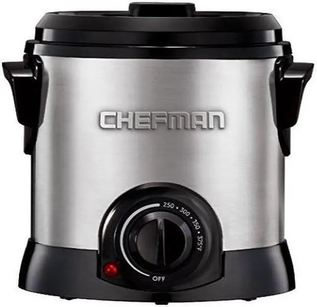 Alt view image 3 of 3 - Chefman RJ07-M-SS Fry Guy Deep Fryer