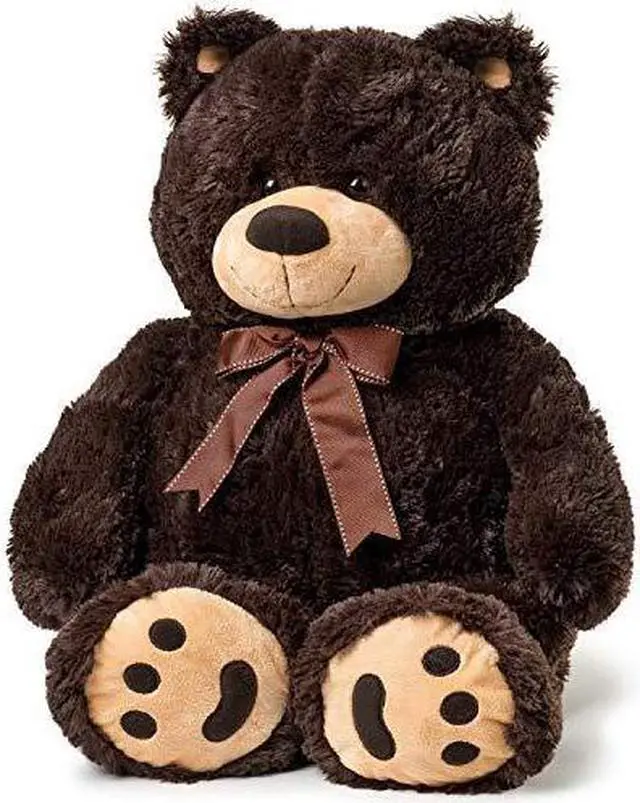 Alt view image 4 of 4 - JOON Big Teddy Bear, Dark Brown