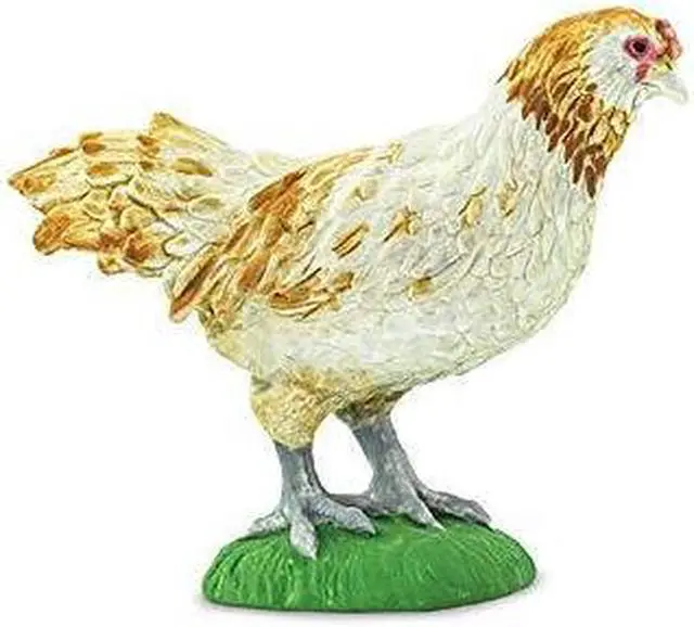 Alt view image 6 of 9 - Safari Farm Ameraucana Chicken Safari Ltd Animal Educational Toy Figure