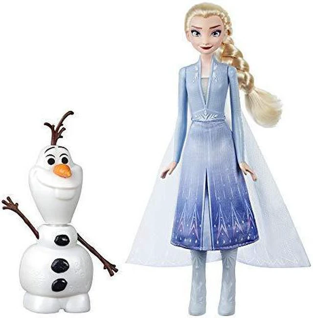 Main image of Disney Frozen Talk and Glow Olaf and Elsa Dolls, Remote Control Elsa Activates Talking, Dancing, Glowing Olaf, Inspired by Disney's Frozen 2 Movie - Toy For Kids Ages 3 and Up