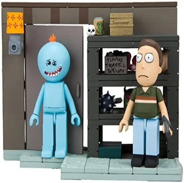 Alt view image 5 of 5 - Rick and Morty Smith Garage Rack Small Construction Set