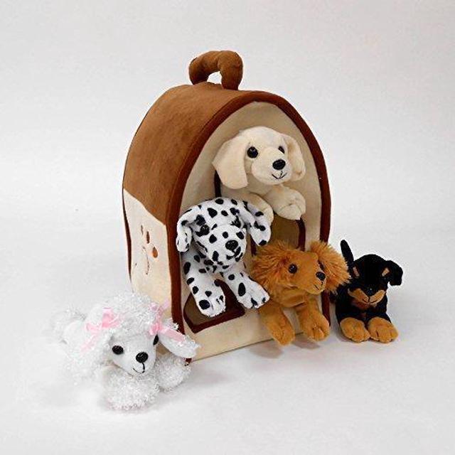 stuffed animal dog house