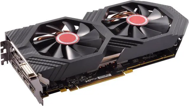 Alt view image 4 of 9 - XFX GTS Black Edition RX 580 8GB OC+ 1425MHz RX-580P8DBD6 DDR5 3xDP HDMI DVI With XFX Custom Backplate