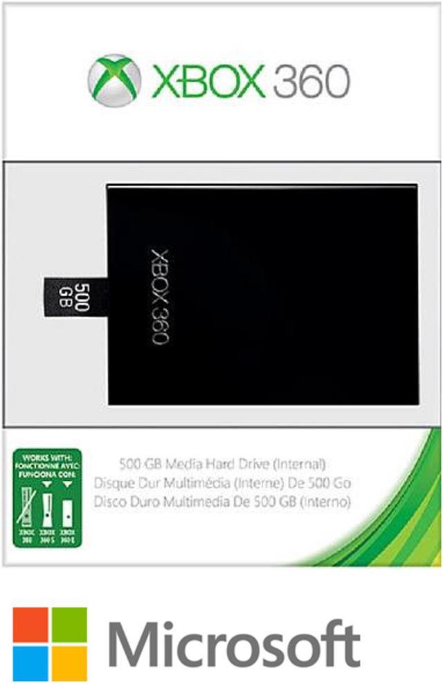 Genuine Microsoft Xbox 360 500GB Media Hard Drive Xbox 360 Accessories Newegg.com