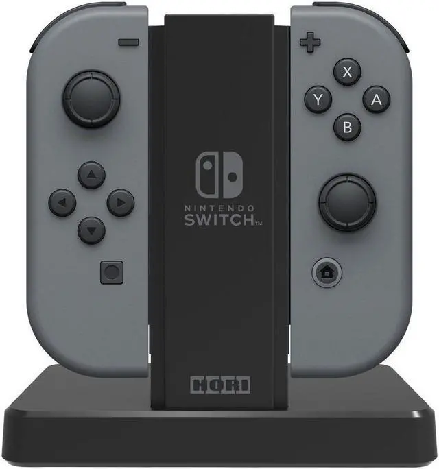 Alt view image 3 of 7 - HORI Nintendo Switch Joy-Con Charge Stand - Black