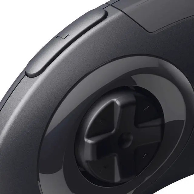 Alt view image 7 of 14 - Retro-Bit Official Sega Genesis 8-Button Arcade Pad- USB Port - Black - PC/Mac