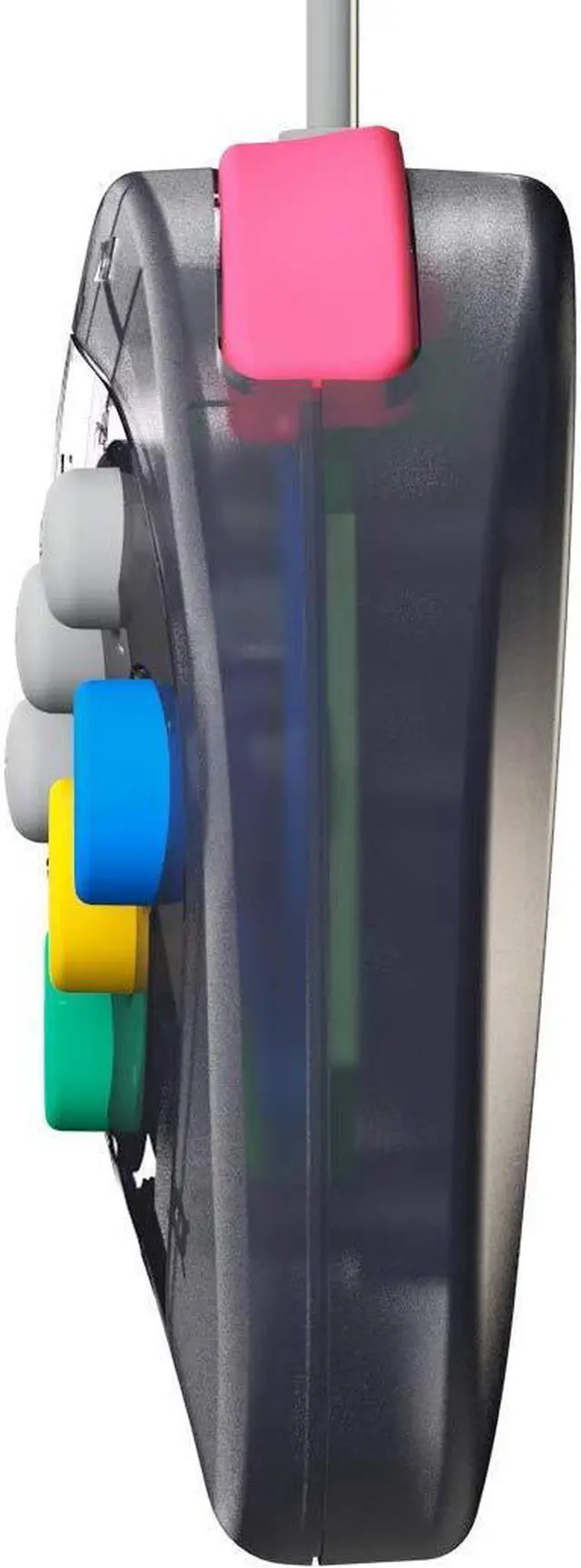 Alt view image 2 of 7 - Retro-Bit Official Sega Saturn Controller Pad for Sega Saturn - Original Port - Slate Grey