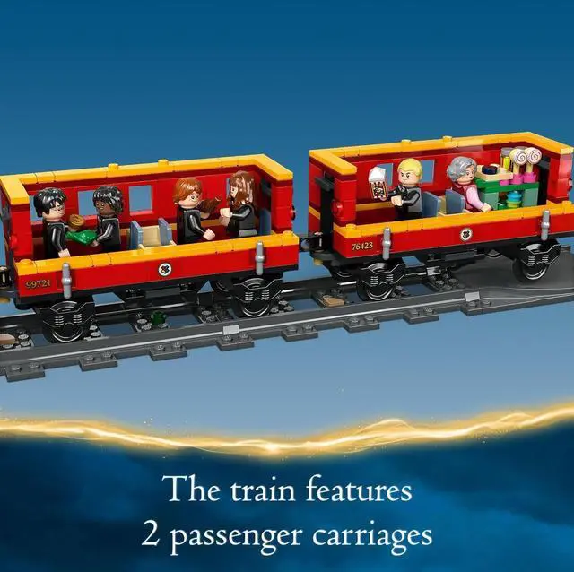 Alt view image 7 of 7 - LEGO Harry Potter Hogwarts Express & Hogsmeade Station Building Toy - Pretend Play and Display Decor for Boys & Girls, Ages 8+ 76423