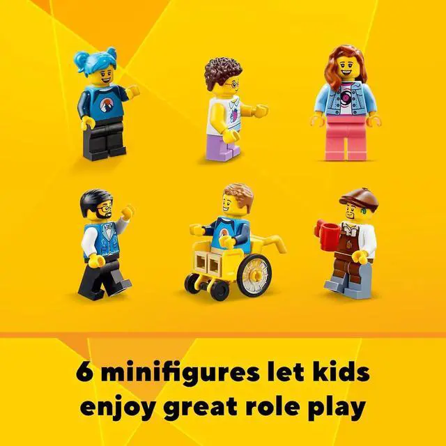 Alt view image 6 of 6 - LEGO Creator Main Street 31141 Building Toy Set, 3 in 1 Features a Toy City Art Deco Building, Market Street Hotel, Café Music Store and 6 Minifigures, Endless Play Possibilities for Boys and Girls