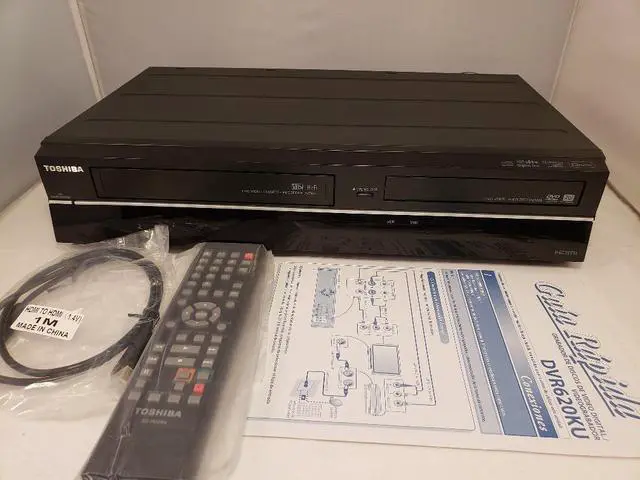 Alt view image 5 of 5 - Toshiba DVR620 DVD Recorder/VCR Combo with 1080p Upconversion