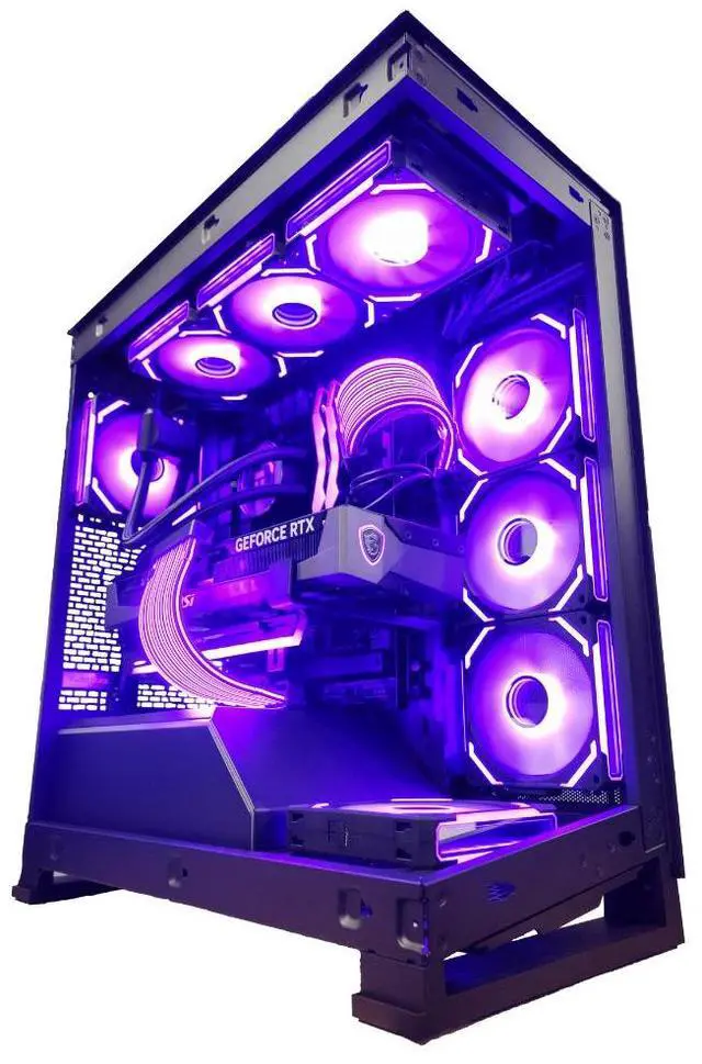 Alt view image 2 of 6 - NOX Gaming NOVA Gaming PC (NVIDIA RTX 5080 16GB | AMD Ryzen 7 9800X3D 8 Cores | 32GB DDR5 RAM 6000MHz CL30 | 2TB SSD PCIe 5.0 | Liquid Cooling)