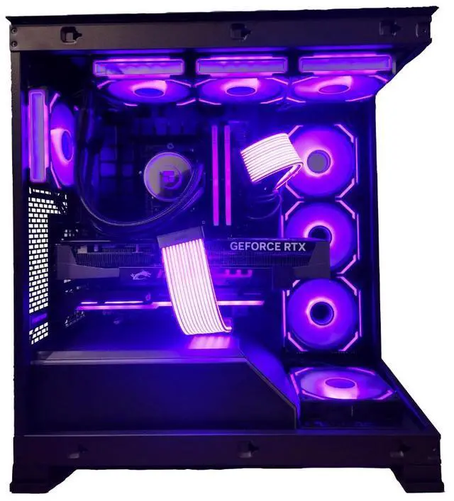 Alt view image 3 of 6 - NOX Gaming NOVA Gaming PC (NVIDIA RTX 5080 16GB | AMD Ryzen 7 9800X3D 8 Cores | 32GB DDR5 RAM 6000MHz CL30 | 2TB SSD PCIe 5.0 | Liquid Cooling)