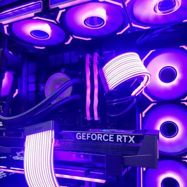 Alt view image 4 of 6 - NOX Gaming NOVA Gaming PC (NVIDIA RTX 5080 16GB | AMD Ryzen 7 9800X3D 8 Cores | 32GB DDR5 RAM 6000MHz CL30 | 2TB SSD PCIe 5.0 | Liquid Cooling)